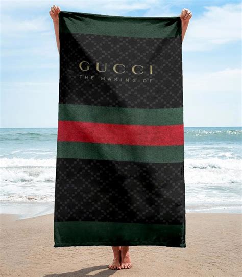 gucci beach towel replica|terry jacquard beach towel.